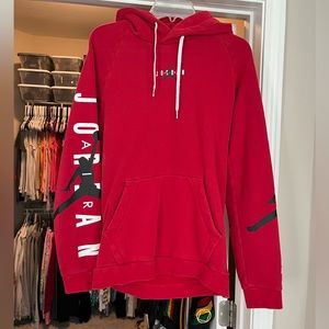 Nike Air Jordan Hoodie red Size M